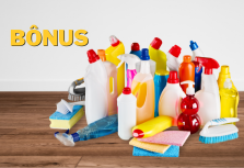Receitas bônus de produtos de limpeza caseiros exclusivas do eBook